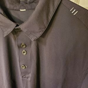 Lululemon black polo large